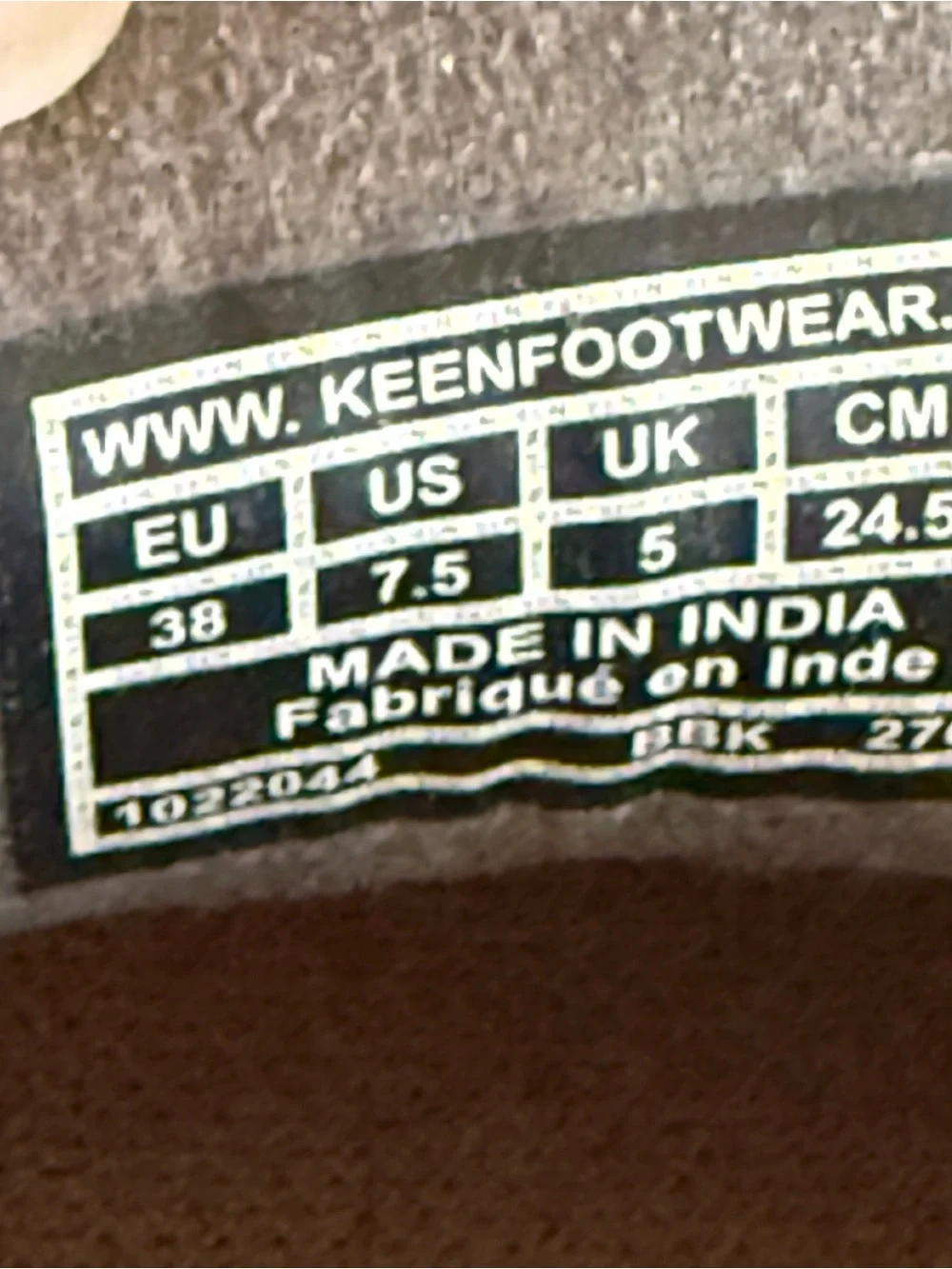 KEEN Lorelai Leather Sneakers Brown Lace Up Shoes Womens 7.5 1022044 Luftcell